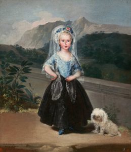 Francisco Goya Painting Featuring a Bichon Frise