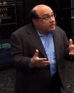 Frank reynolds played by Danny DeVito in It's Always Sunny in Philadelphia