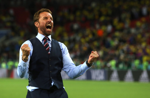 England Manager, Southgate, in 2018