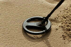 Metal Detecting on the beach