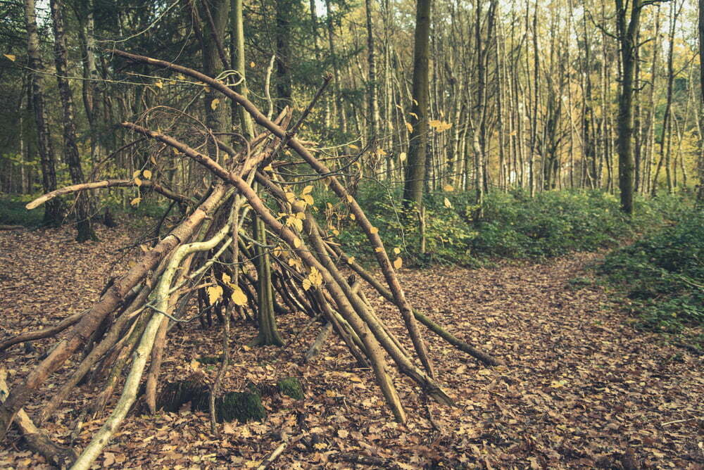 A Teepee den