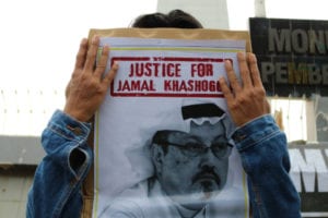 Human Rights protest in Makassar Indonesia