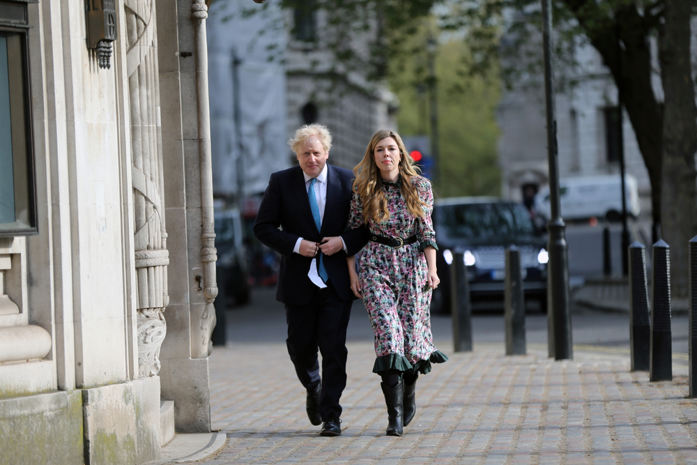 Boris Johnson and his Wife