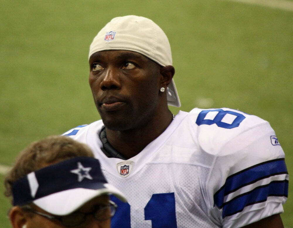 Terrell Owens playing for Dallas