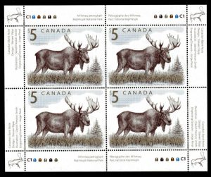 Canada Moose Stamp Sheet
