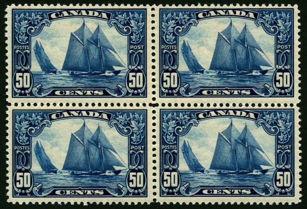 Canada Blue Nose Block of Four