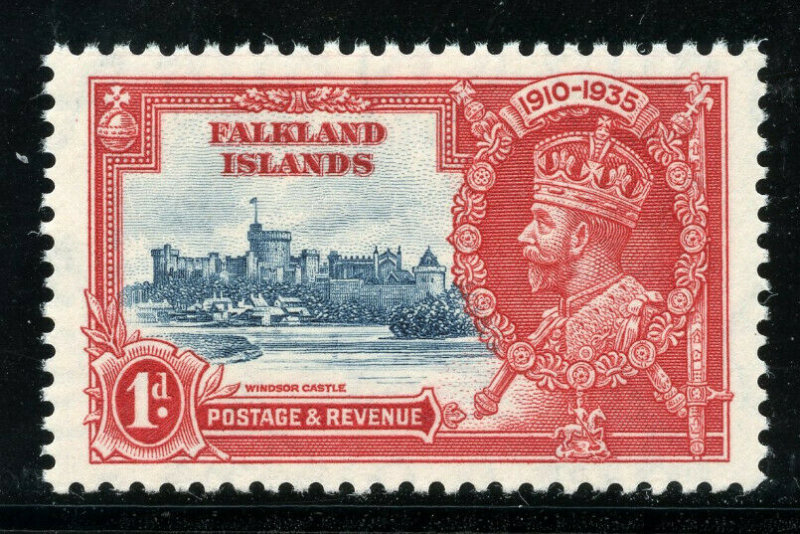 Falklands Silver Jubilee 1d