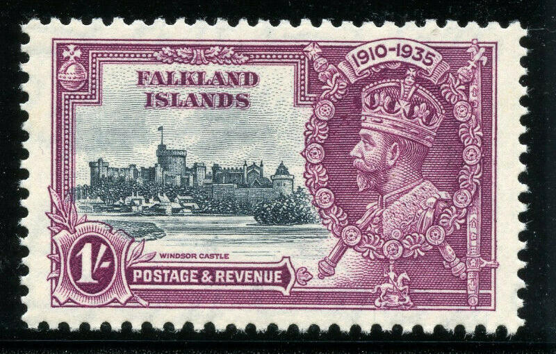 GV Falklands shilling