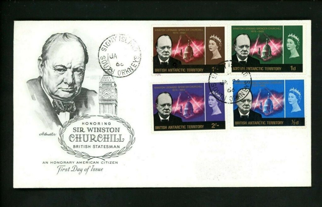 BAT Churchill FDC Signy Island