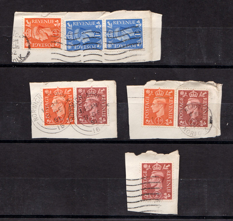 GVI 1950 GB stamps