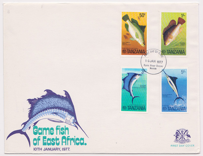 1977 Tanzania Game-Fishing-FDC