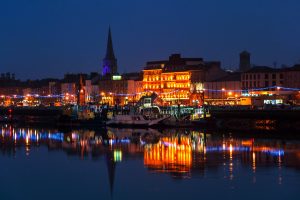 Waterford Republic of Ireland at Night