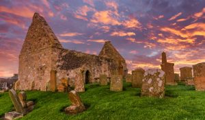 Prestwick Church ruins