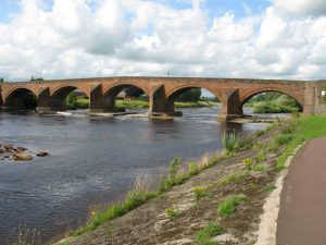 Longtown Bridge River Esk