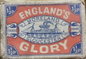 England's Glory Match Box