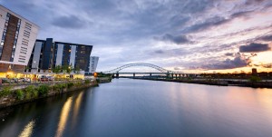 The Mersey Gateway at Widnes, Cheshire