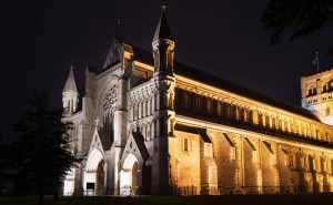 St,Albans Cathedral by night