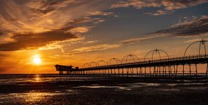 Southport Pier at Dusk