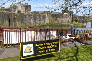 Tommy Cooper Walk Of Fame Caerphilly