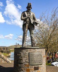 Tommy Cooper Statue Caerphilly