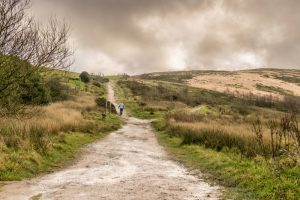 Moorland near Darwen Lancashire