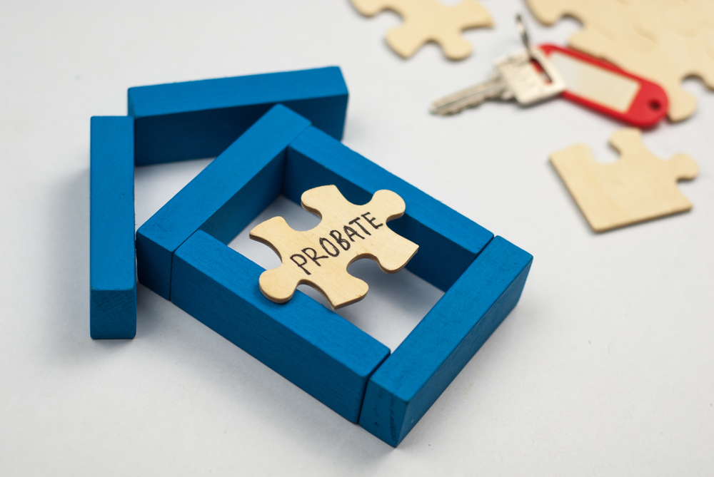 Model,House,Made,From,Wooden,Block,And,Wooden,Puzzle,With