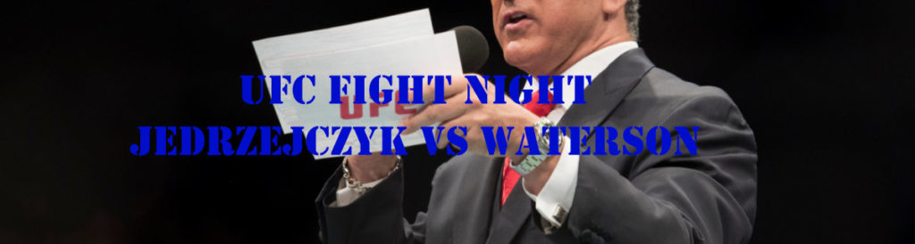 UFC Fight Night From Florida – Jedrzejczyk Vs Waterson Results