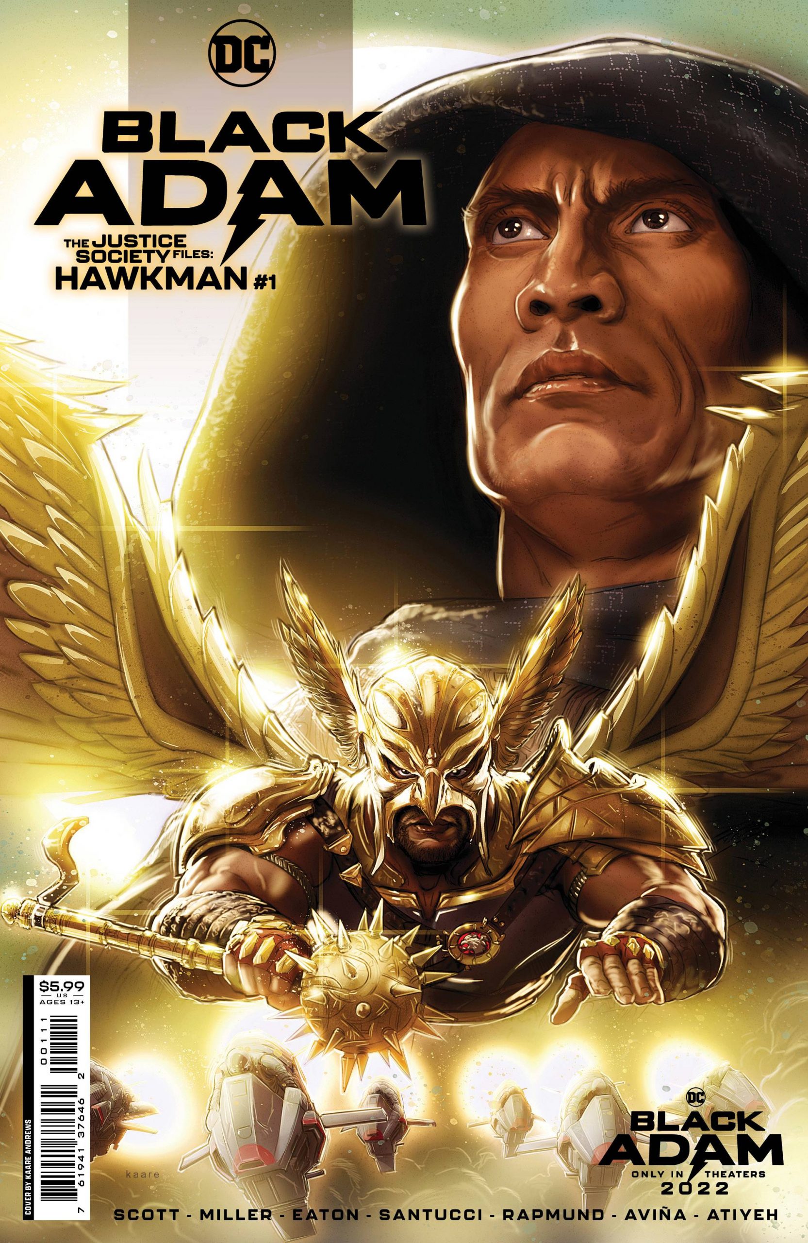 Black adam cover A Andrews