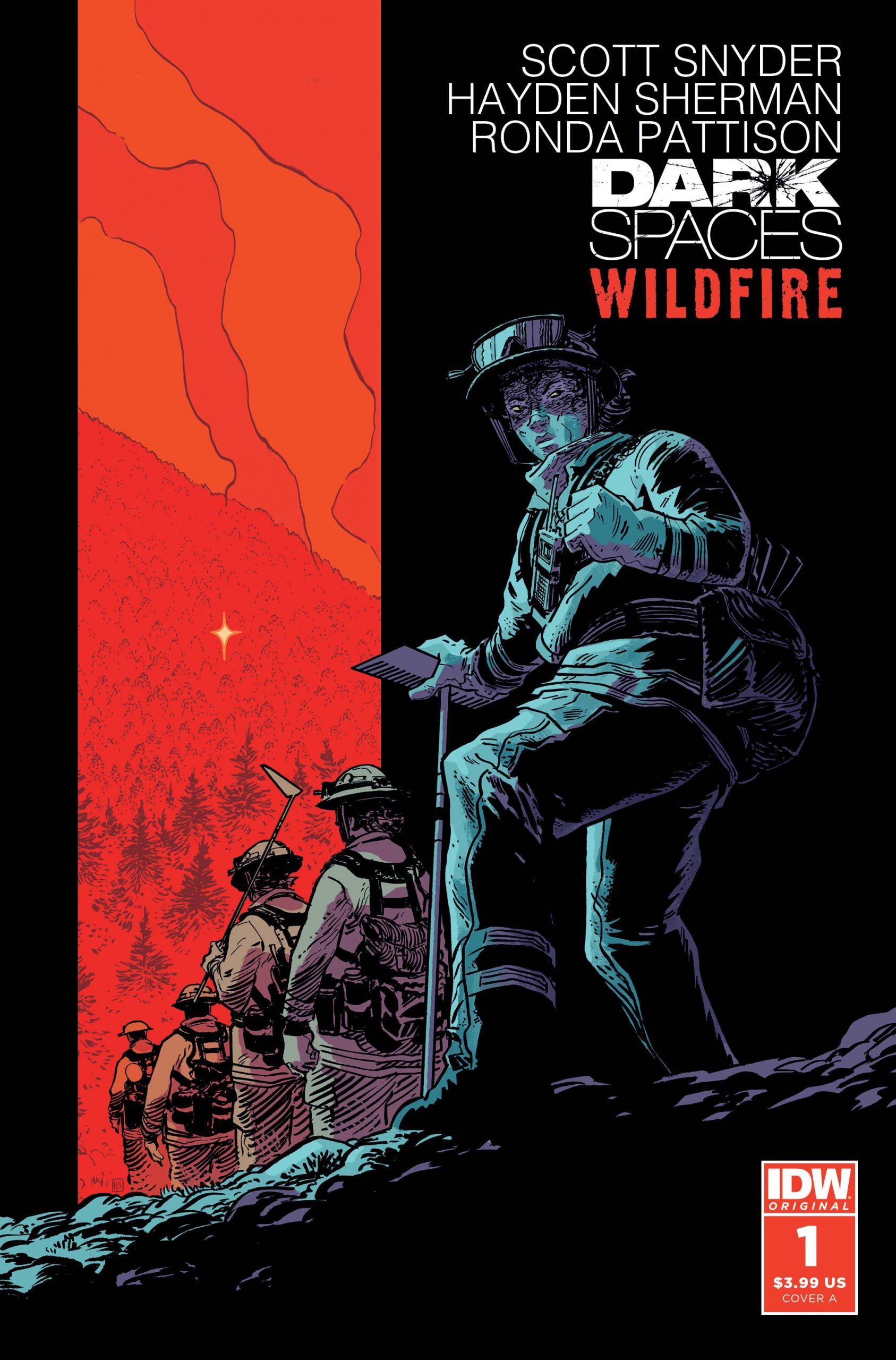 Dark spaces Wildfire #1 CVR A