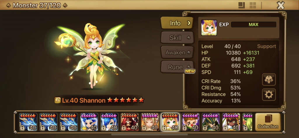 Summoners War! Shannon!