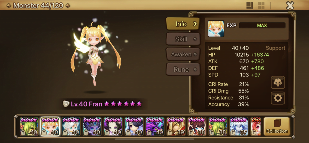 Summoners War! Fran!