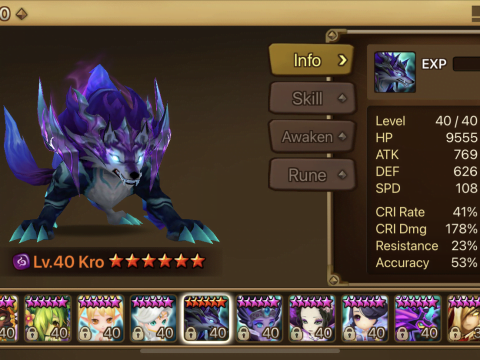 Summoners War! Kro!