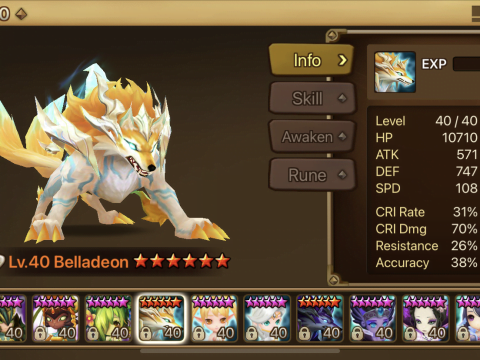 Summoners War! Belladeon