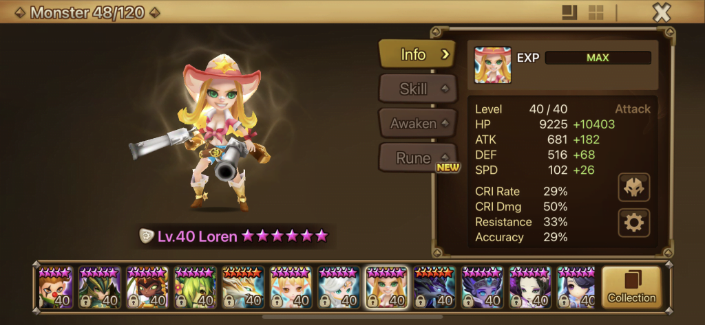 Summoners War! Loren!