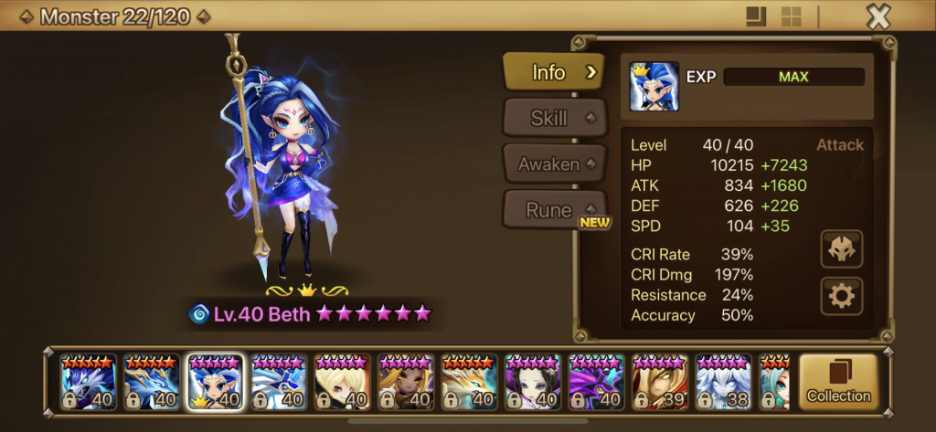 Summoners War! Beth!