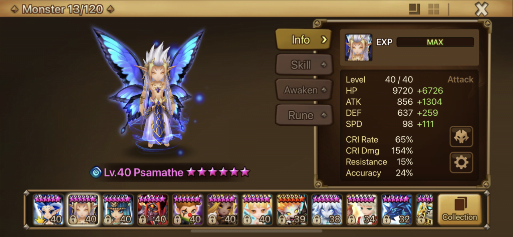 Summoners War! Psamathe