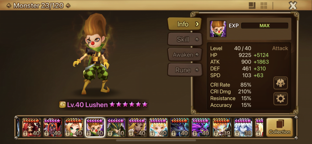 Summoners War! Lushen