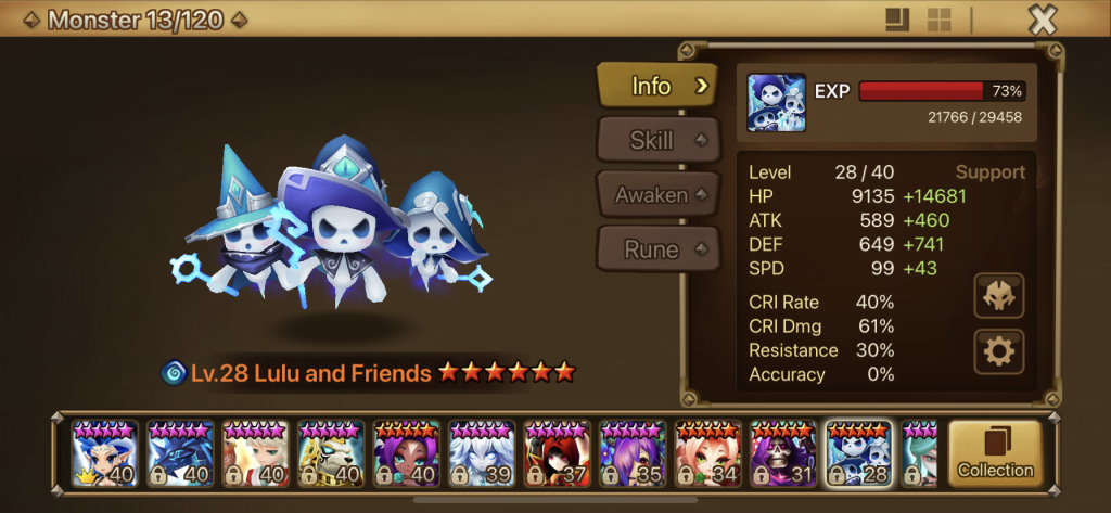 Summoners War! Lulu and Friends!