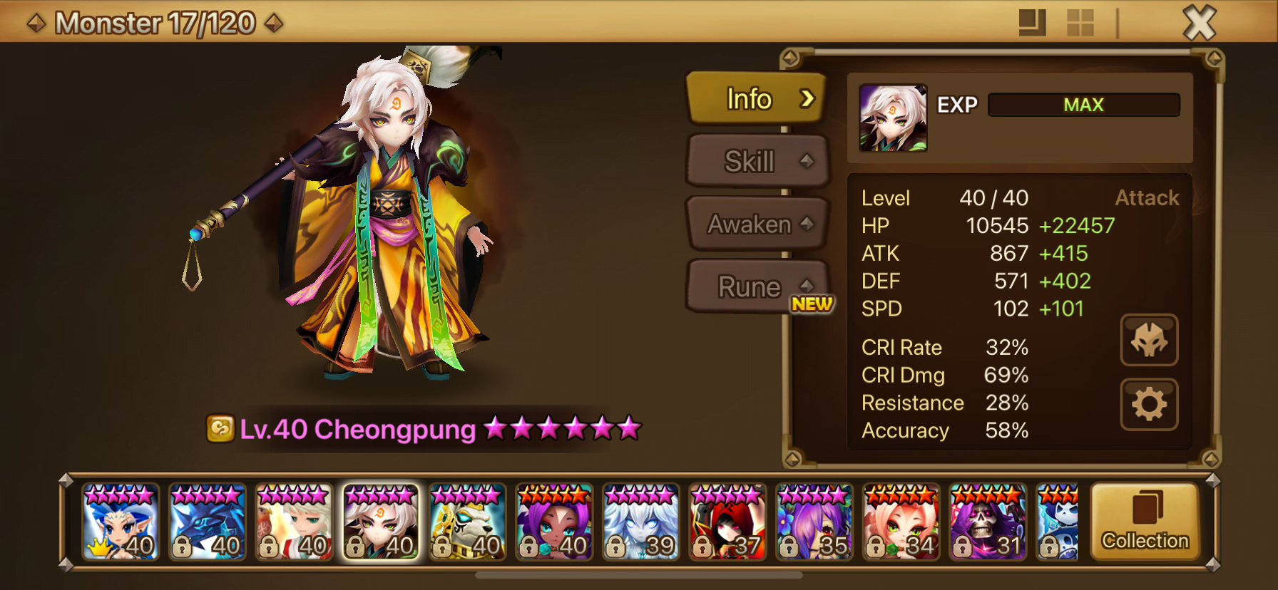 Summoners War! Cheongpung!