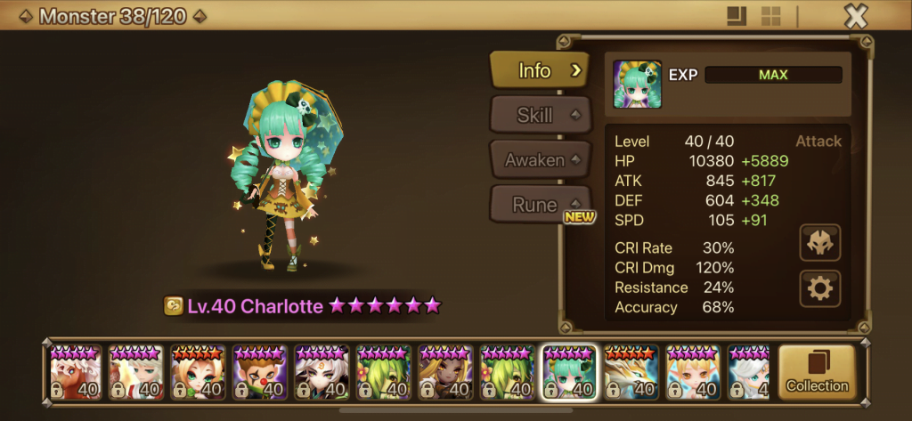 Summoners War! Charlotte!