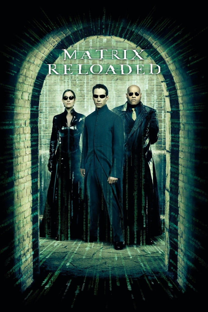 the matrix reloaded poster