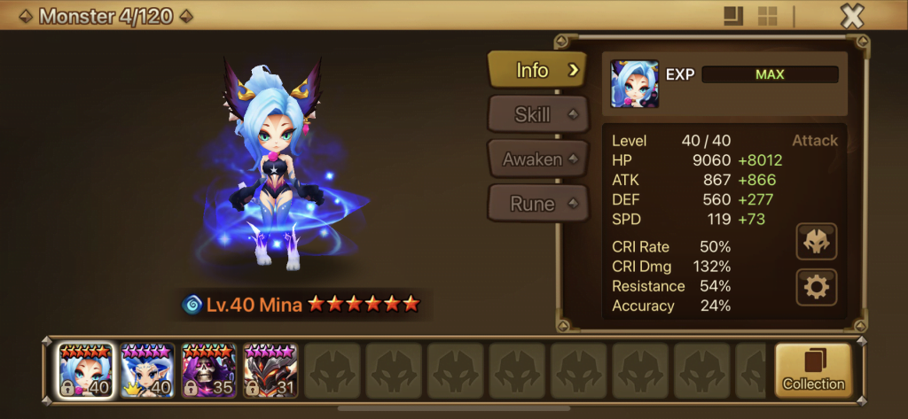 Summoners War! Mina!