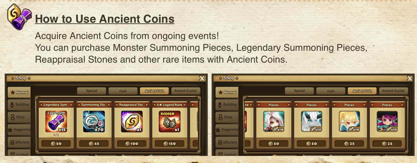 Summoners War!Ancients Coins explained!