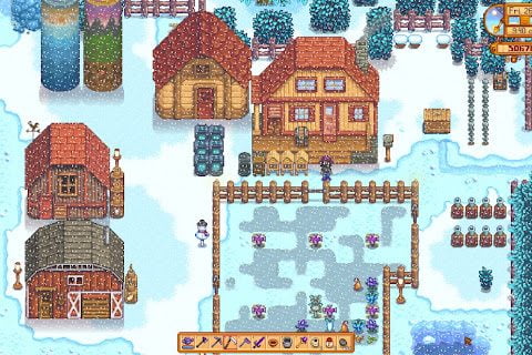 Stardew Valley! First Winter!