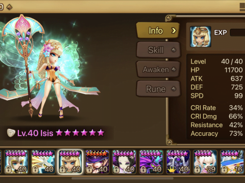 Summoners War! Isis!