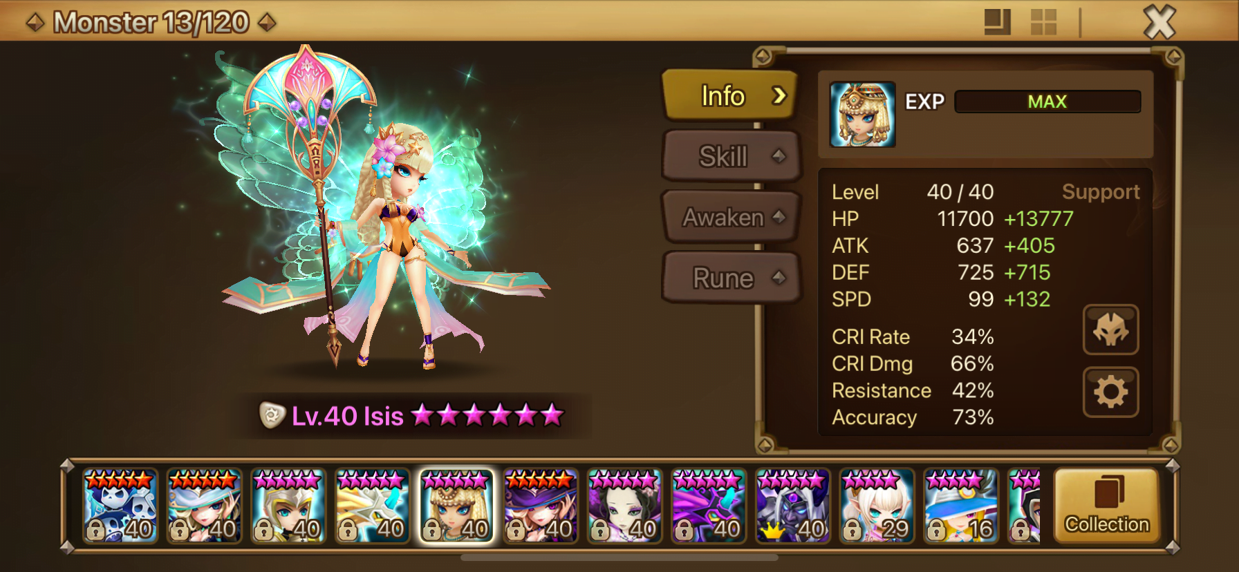 Summoners War! Isis!