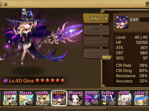 Summoners War! Gina!