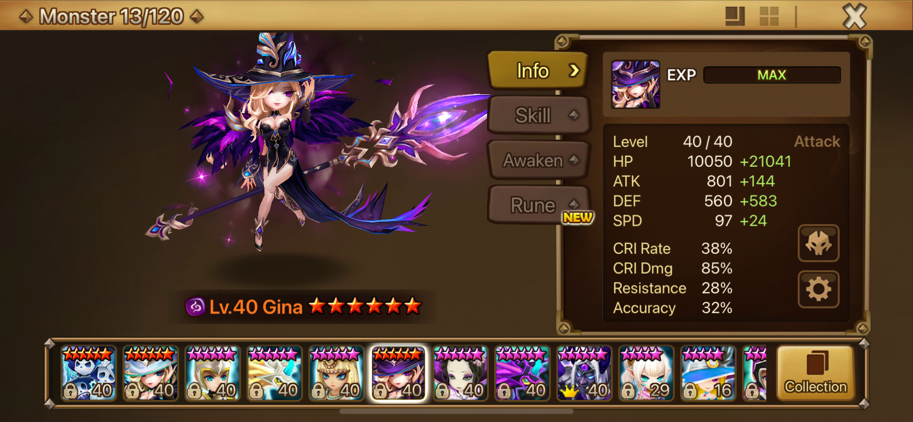 Summoners War! Gina!