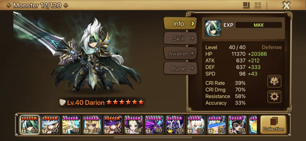 Summoners War! Darion!