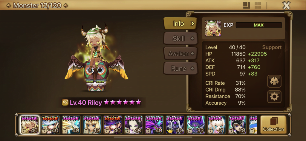 Summoners War! Riley!